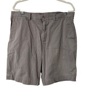Polo Ralph Lauren Chino Shorts Size 36 Flat Front Mid Rise Khaki Golf Outdoor